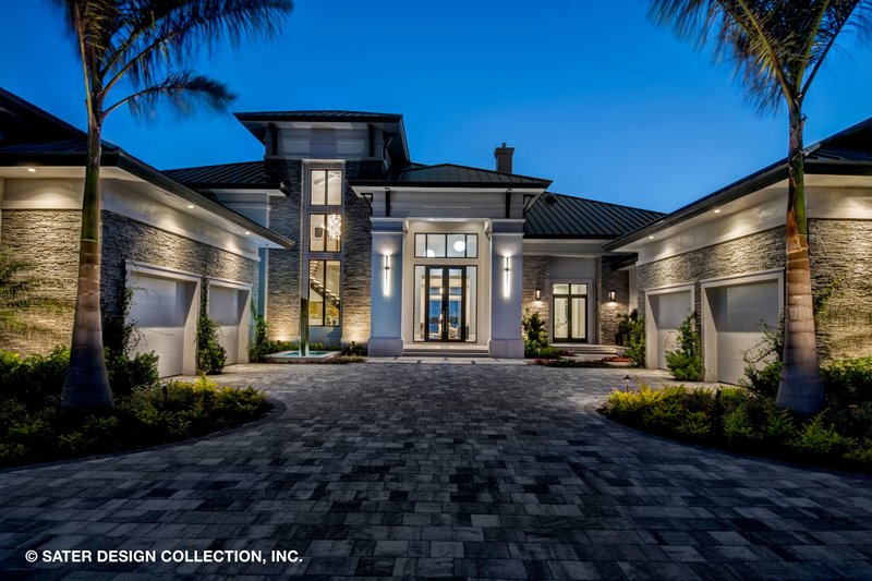 Architectural House Design - Exterior - Other Elevation 5 for Contemporary House Plan #930-513 - 5 bed, 5.5 bath