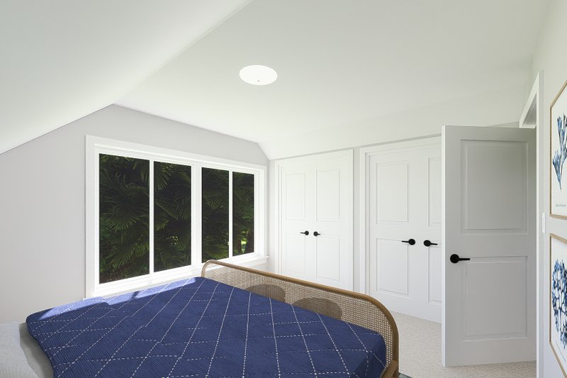 Dream House Plan - Interior - Master Bedroom for Farmhouse House Plan #1060-183 - 1 bed, 1 bath