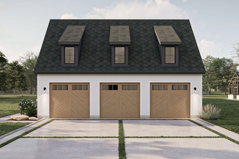 Home Plan - Exterior - Other Elevation 3 for Cottage House Plan #455-299 - 3 bed, 2.5 bath