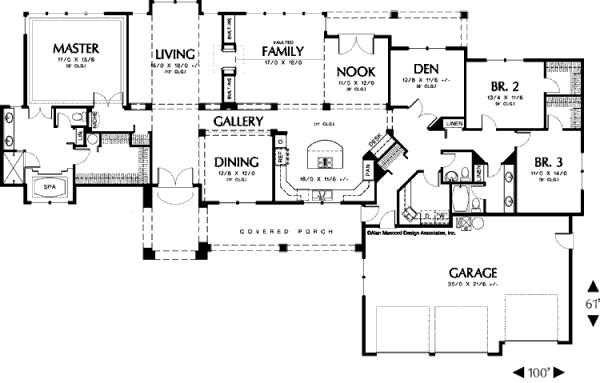 Home Plan - Contemporary Floor Plan - Main Floor Plan #48-294