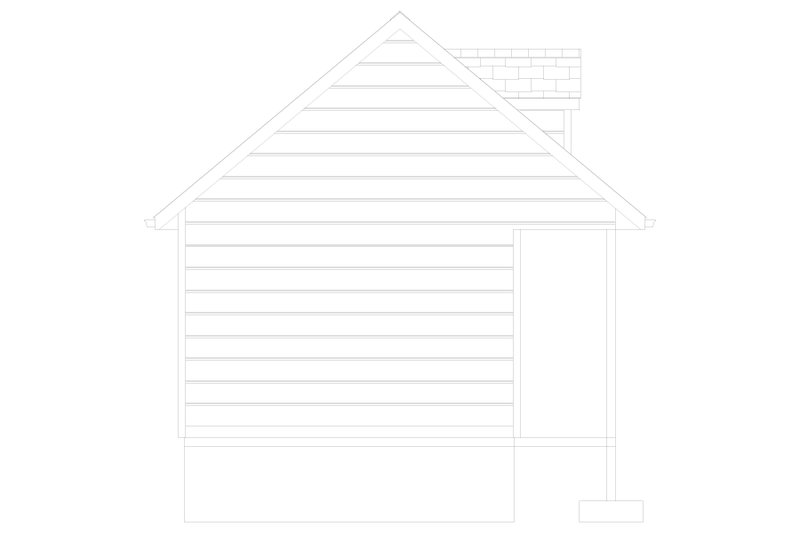 Home Plan - Exterior - Other Elevation for Country House Plan #1060-203, 0 bath