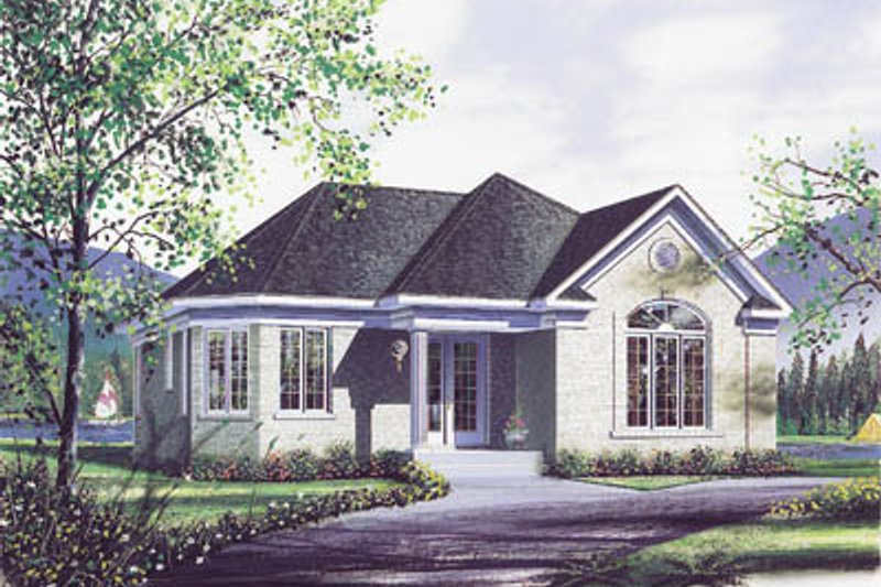 Architectural House Design - Modern Exterior - Front Elevation Plan #23-119