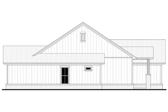 Exterior - Other Elevation for Farmhouse House Plan #430-388 - 4 bed, 2.5 bath