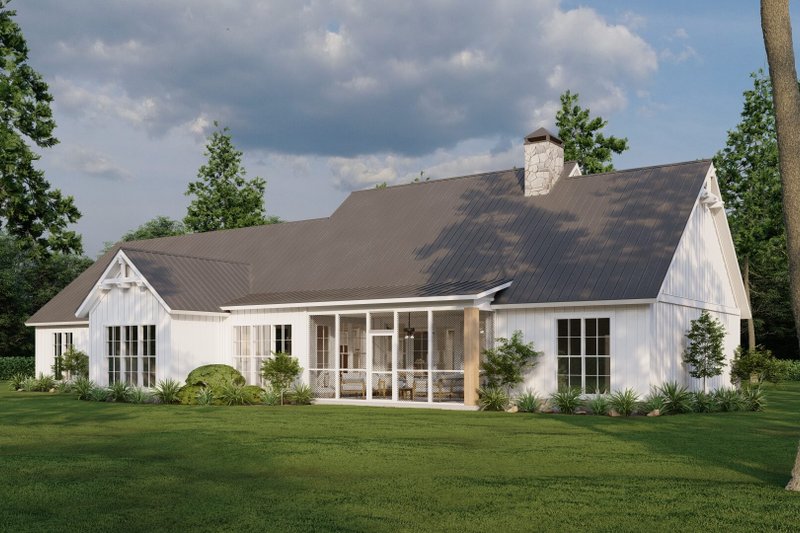 Dream House Plan - Exterior - Other Elevation 3 for Farmhouse House Plan #923-359 - 5 bed, 3 bath