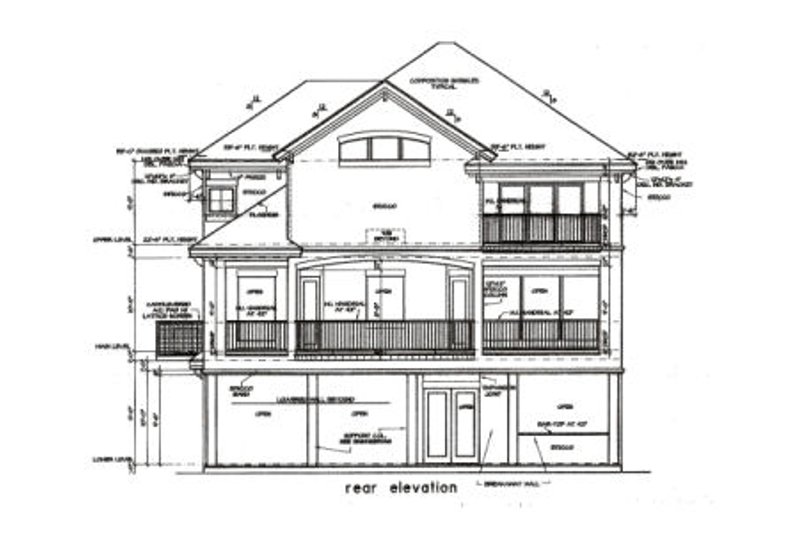 European Style House Plan - 4 Beds 3 Baths 2791 Sq/Ft Plan #411-461 ...