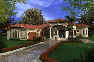 Exterior - Other Elevation for Mediterranean House Plan #420-220 - 6 bed, 5 bath
