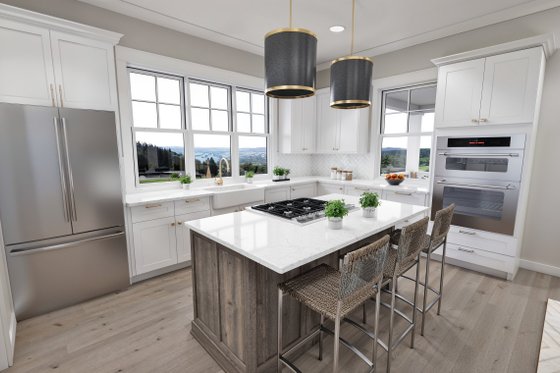 Interior - Kitchen for Farmhouse House Plan #51-1269 - 3 bed, 3.5 bath