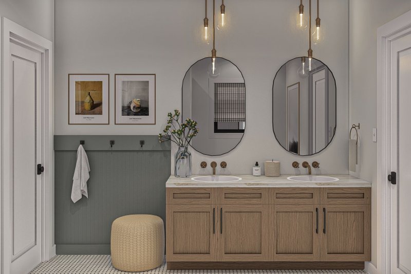 House Plan Design - Interior - Master Bathroom for Modern House Plan #455-448 - 2 bed, 2 bath