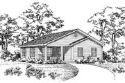 Traditional Style House Plan - 3 Beds 2 Baths 1433 Sq/Ft Plan #72-226 