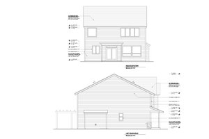 Exterior - Other Elevation 1 for Craftsman House Plan #53-709 - 5 bed, 2.5 bath