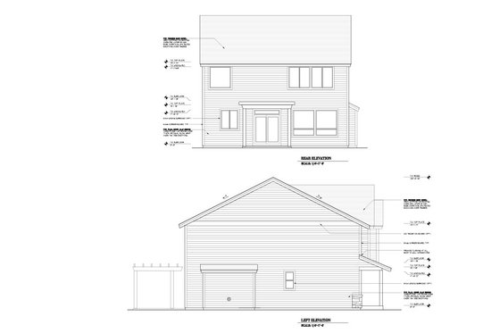 Exterior - Other Elevation 1 for Craftsman House Plan #53-709 - 5 bed, 2.5 bath