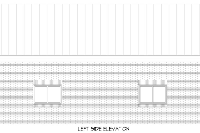 House Blueprint - Exterior - Other Elevation for Southern House Plan #932-1285, 0 bath
