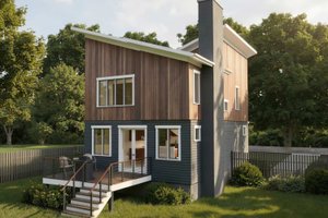 Exterior - Other Elevation for Modern House Plan #79-294 - 3 bed, 2.5 bath