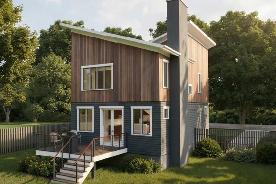 Exterior - Other Elevation for Modern House Plan #79-294 - 3 bed, 2.5 bath