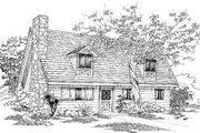 Colonial Style House Plan - 3 Beds 2 Baths 1350 Sq/Ft Plan #1-121 