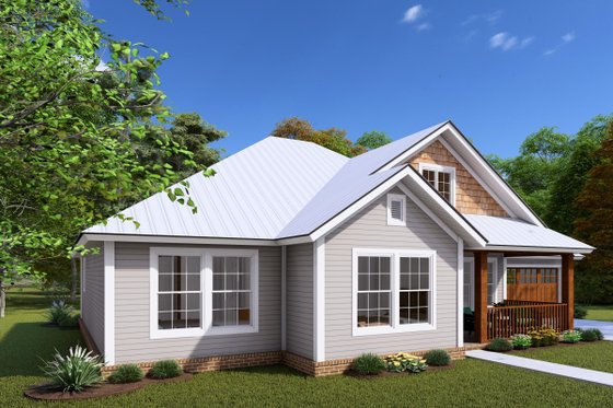 Exterior - Other Elevation 1 for Traditional House Plan #20-1886 - 3 bed, 2 bath
