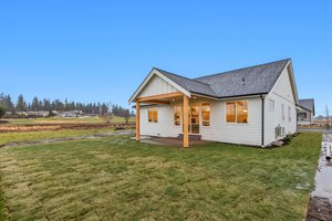 Exterior - Rear Elevation for Farmhouse House Plan #1070-205 - 3 bed, 2 bath