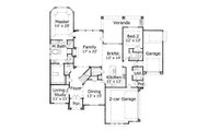 European Style House Plan - 4 Beds 3.5 Baths 3686 Sq/Ft Plan #411-638 