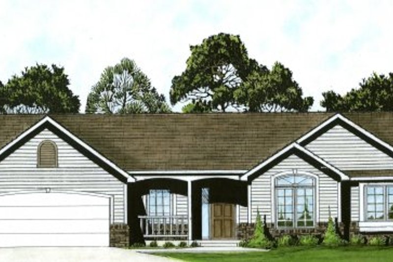 House Design - Traditional Exterior - Front Elevation Plan #58-176