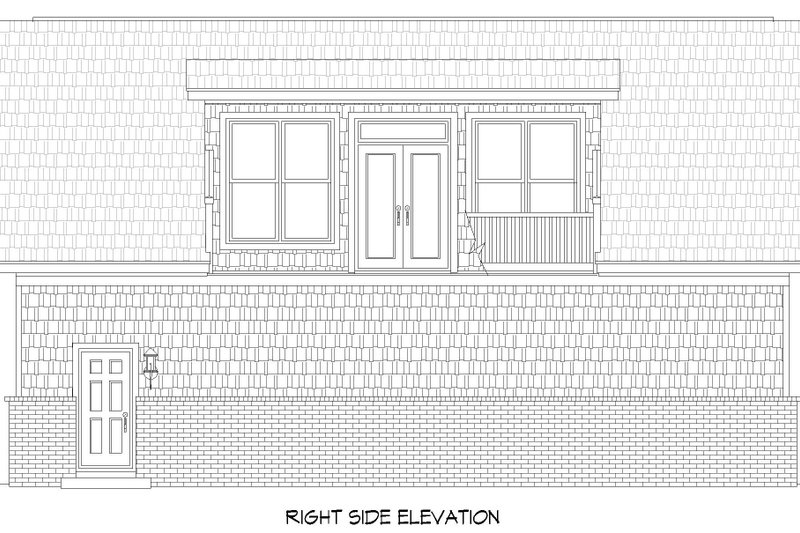 Dream House Plan - Exterior - Other Elevation for Traditional House Plan #932-356 - 1 bed, 1 bath