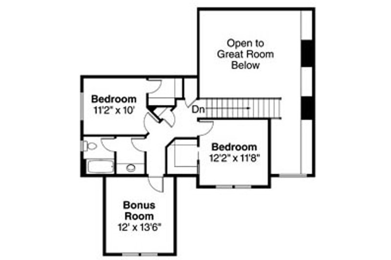 Home Plan - Floor Plan - Upper Floor for Traditional House Plan #124-767 - 3 bed, 2.5 bath