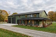Barndominium Style House Plan - 3 Beds 3.5 Baths 3188 Sq/Ft Plan #1084-9 Exterior 