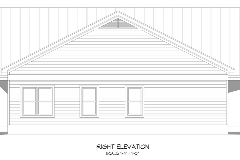 Dream House Plan - Exterior - Other Elevation 1 for Country House Plan #932-385 - 2 bed, 2 bath