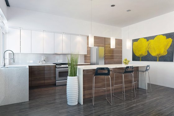 Interior - Kitchen 2 for Contemporary House Plan #23-2314 - 4 bed, 3 bath