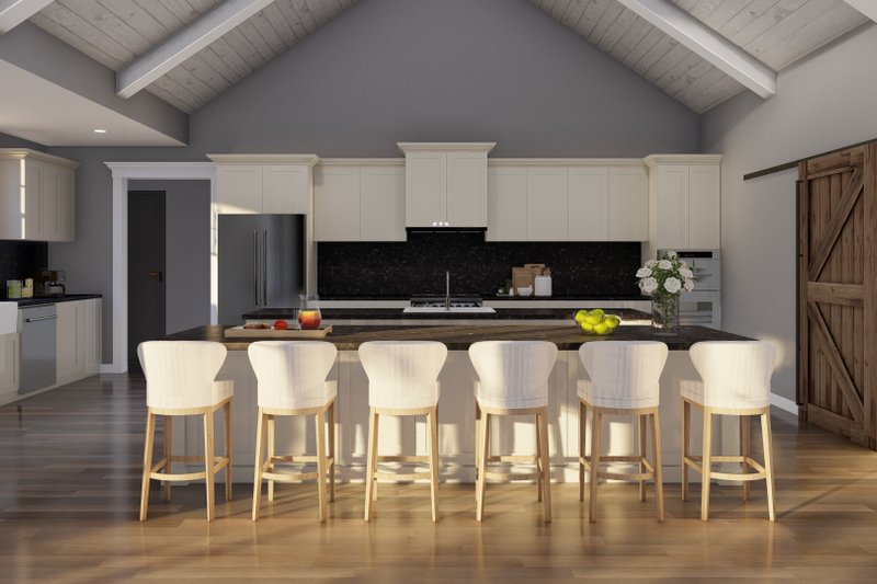 House Design - Interior - Kitchen for Farmhouse House Plan #923-419 - 3 bed, 3.5 bath