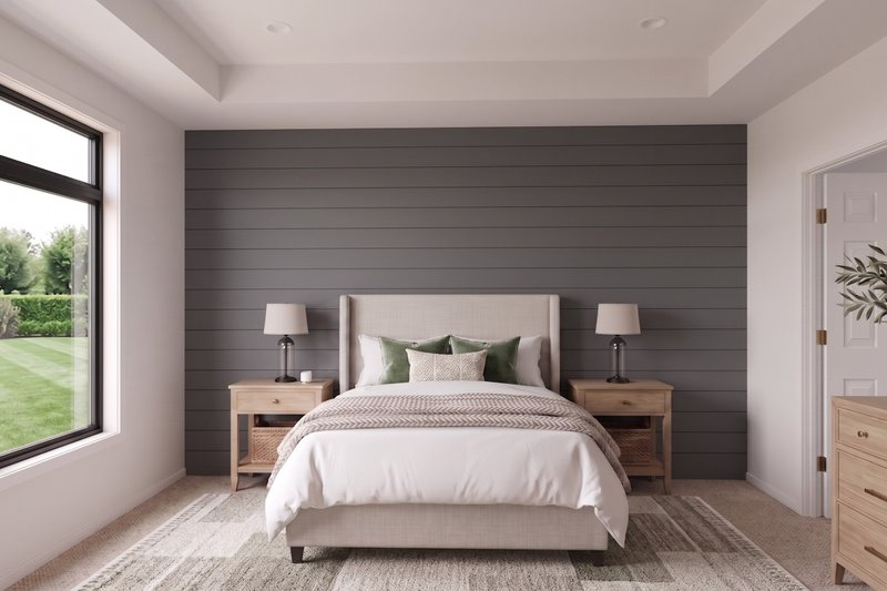 Architectural House Design - Interior - Master Bedroom for Country House Plan #1089-72 - 3 bed, 3.5 bath