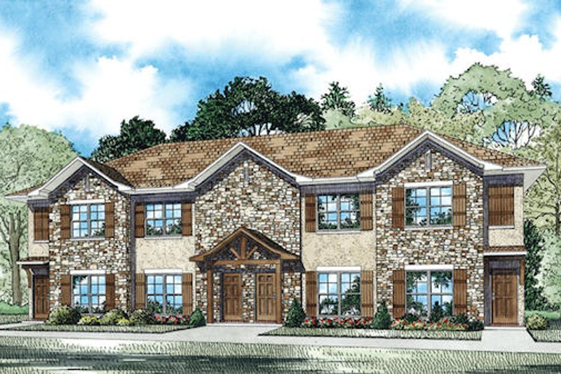 Dream House Plan - Traditional Exterior - Front Elevation Plan #17-2468