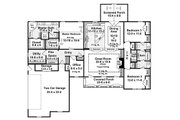 European Style House Plan - 3 Beds 2.5 Baths 2200 Sq/Ft Plan #21-191 
