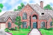 European Style House Plan - 4 Beds 3.5 Baths 3236 Sq/Ft Plan #52-153 