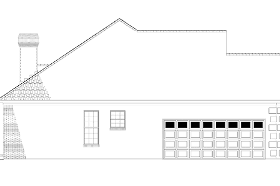 Exterior - Other Elevation 1 for Ranch House Plan #17-3149 - 4 bed, 3 bath