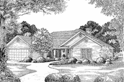 Country Style House Plan - 4 Beds 2 Baths 1940 Sq/Ft Plan #17-2640 