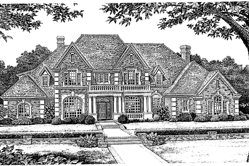 House Plan Design - Traditional Exterior - Front Elevation Plan #310-1152