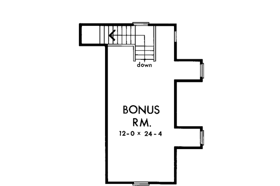 Floor Plan - Other Floor for Country House Plan #929-149 - 4 bed, 2.5 bath
