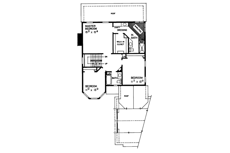Home Plan - Floor Plan - Upper Floor for Victorian House Plan #72-890 - 4 bed, 3.5 bath