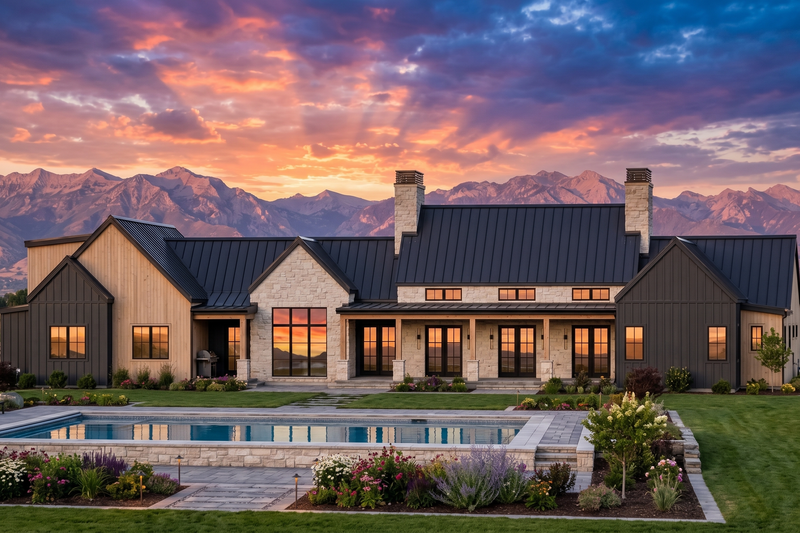 Dream House Plan - Exterior - Rear Elevation for Country House Plan #1096-208 - 4 bed, 5.5 bath