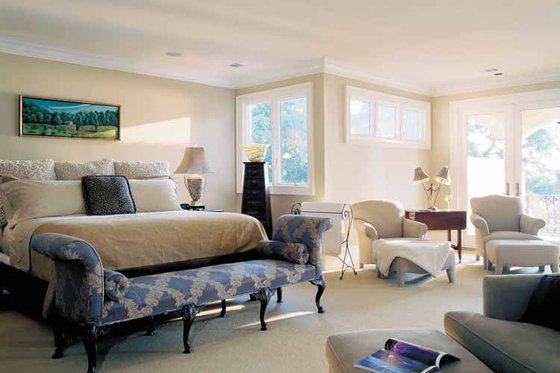 Interior - Bedroom for Mediterranean House Plan #930-283 - 5 bed, 5.5 bath