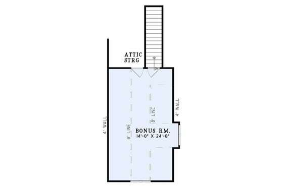 Floor Plan - Other Floor for European House Plan #17-3387 - 4 bed, 3 bath