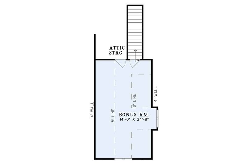 Dream House Plan - Floor Plan - Other Floor for European House Plan #17-3387 - 4 bed, 3 bath