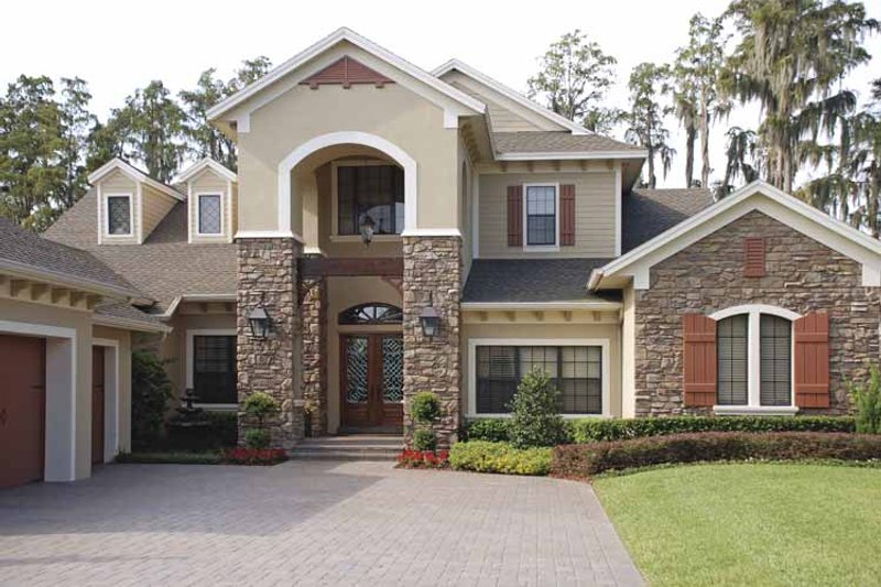 House Blueprint - Exterior - Front Elevation 5 for Country House Plan #1019-18 - 5 bed, 5 bath