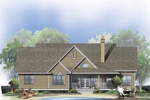 Ranch Style House Plan - 4 Beds 3 Baths 2689 Sq/Ft Plan #929-798 ...