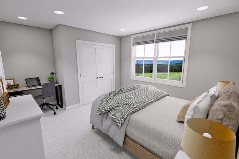 Dream House Plan - Interior - Bedroom 1 for Farmhouse House Plan #51-1280 - 4 bed, 3.5 bath