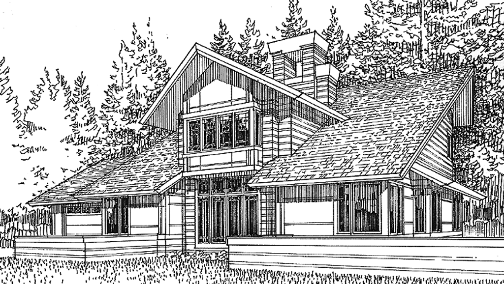 Prairie Style House Plan - 3 Beds 3.5 Baths 2686 Sq/Ft Plan #965-8