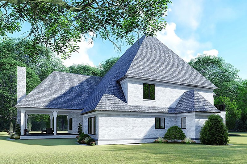 Architectural House Design - Left Side