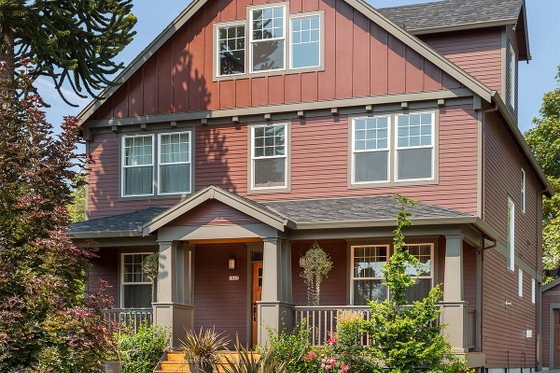 Exterior - Front Elevation 3 for Craftsman House Plan #48-489 - 3 bed, 2.5 bath
