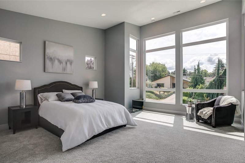 Home Plan - Interior - Master Bedroom 1 for Modern House Plan #1066-10 - 4 bed, 3 bath