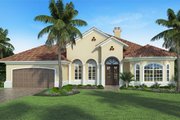 Mediterranean Style House Plan - 3 Beds 3.5 Baths 2723 Sq/Ft Plan #938-88 